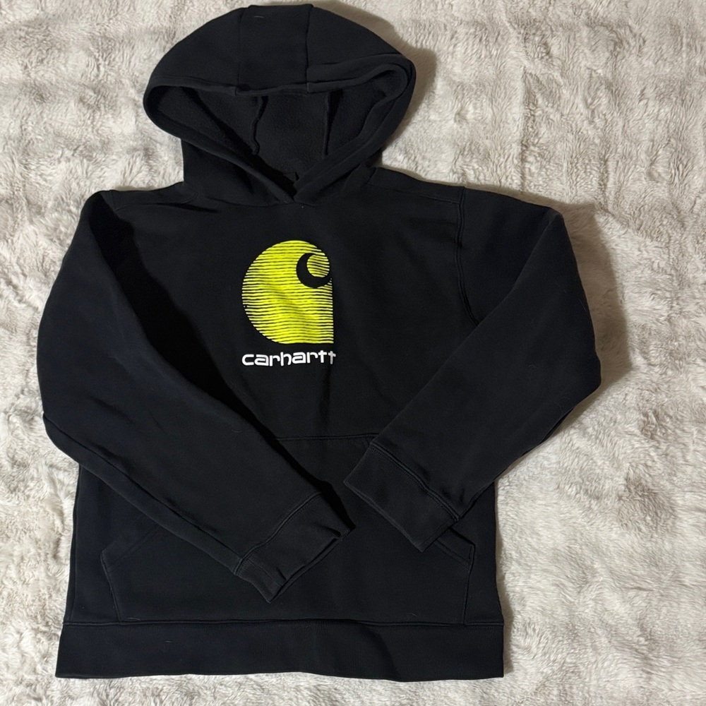 Carhartt Black and Yellow Kids Hoodie